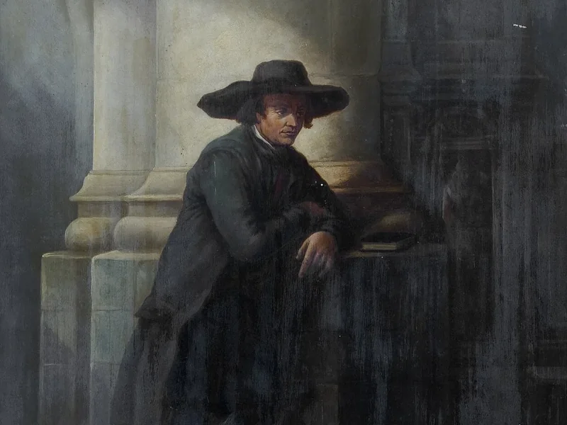 1825-Johannes Hermanus van der Heyden - Interno della chiesa